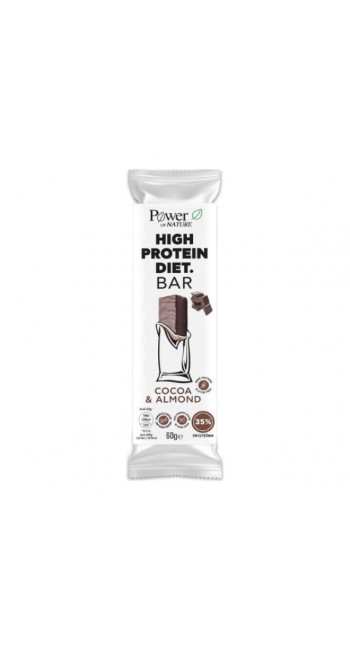 Power Health High Protein Diet Bar Κακάο & Αμύγδαλο (60gr)