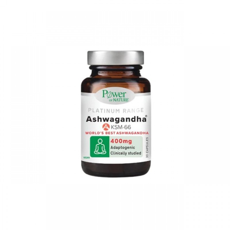 Power Health Platinum Range Ashwagandha KSM-66 400mg (30 κάψουλες)