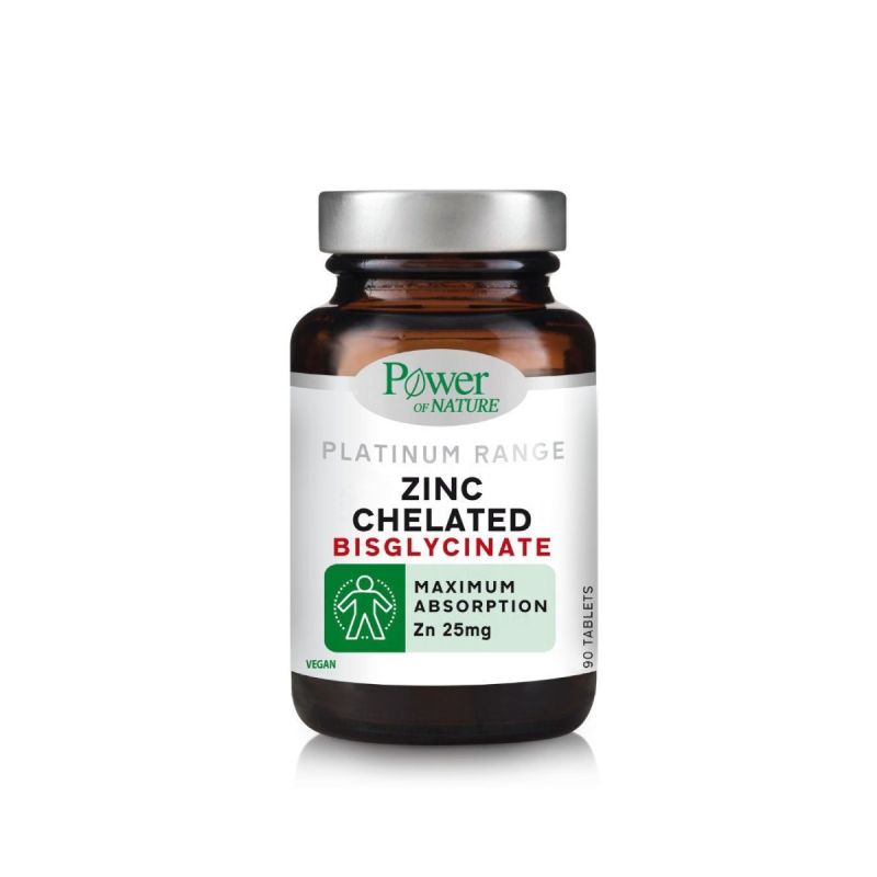 Power Health Zinc Chelated 25mg (90 ταμπλέτες)