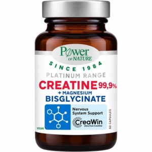 Power Health Platinum Range Creatine 99,9% & Magnesium Bisglycinate (60 κάψουλες)