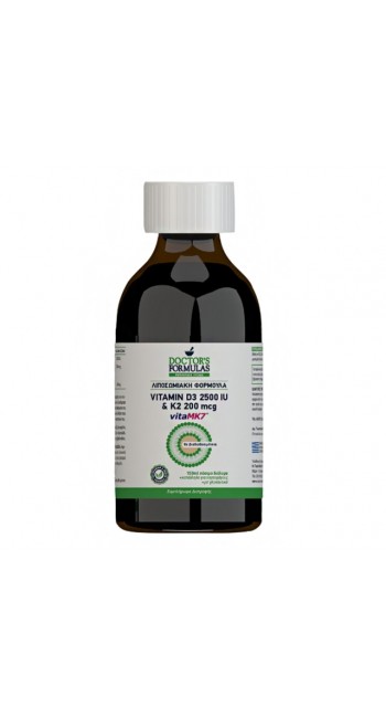 Doctor's Formulas Liposomal Vitamin D3 2500IU & K2 200mcg (150ml)