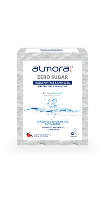 Almora Plus Zero Sugar Ηλεκτρολύτες (12 Φακελίσκοι)