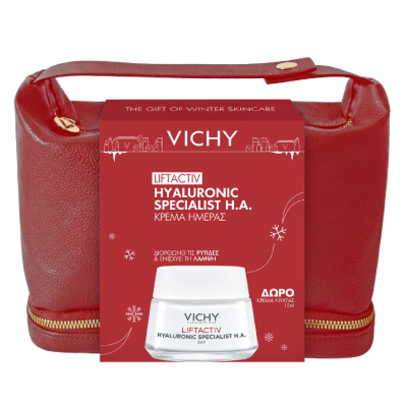 Vichy Liftactiv Promo Hyaluronic H.A. Ημέρας (50ml) & Δώρο Liftactiv Collagen 16 Νύχτας (15ml)