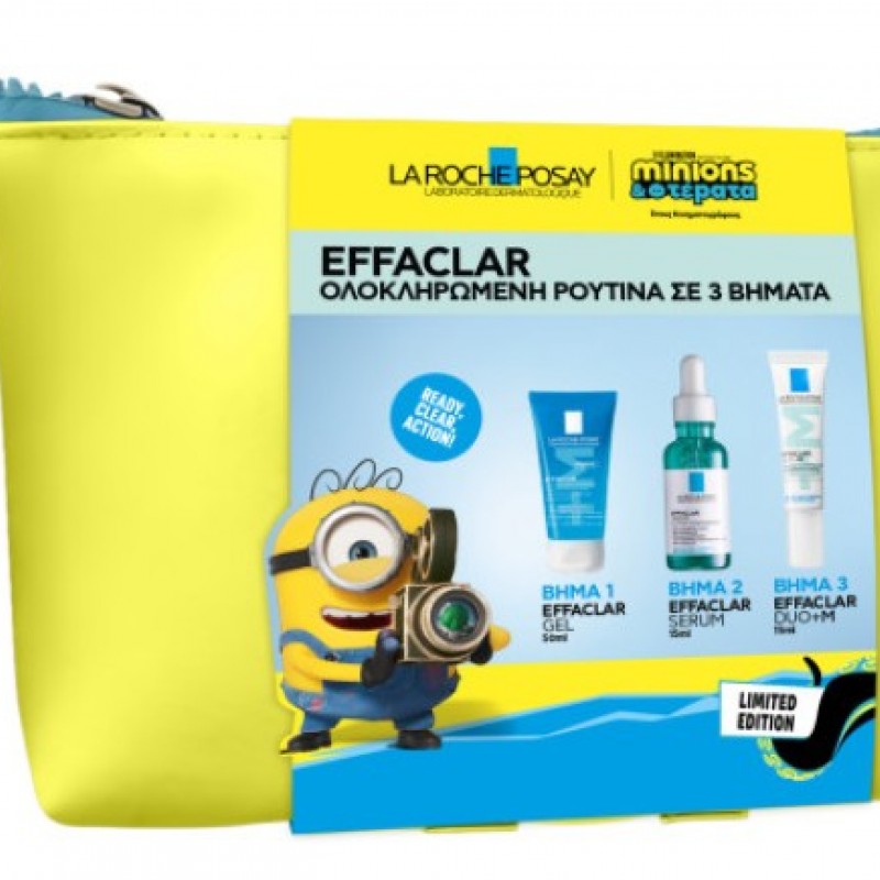 La Roche-Posay Promo Effaclar Routine με Δώρο Νεσεσέρ Minions (1 σετ)