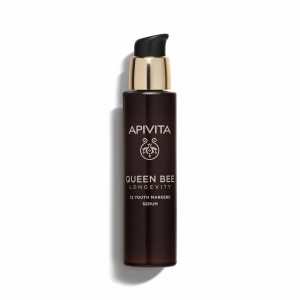 APIVITA Queen Bee Longevity Serum — Ορός για Δράση σε 12 Δείκτες Νεότητας (30ml)
