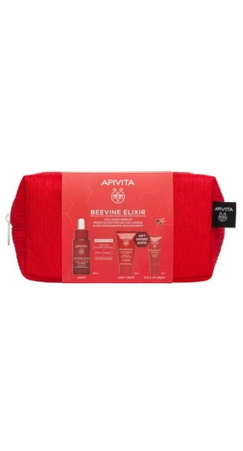 Apivita Promo Beevine Elixir — Set Εντατικής Σύσφιγξης & Ανόρθωσης (Serum 30ml & Κρέμα Ελαφριάς Υφής 15ml)
