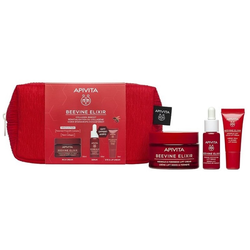 Apivita Promo Beevine Elixir — Set Ανόρθωσης & Αντιρυτιδικής Φροντίδας (Πλούσια Υφή)