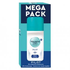 Noxzema Men Pilot Roll-On Αποσμητικό Mega Pack (2x50ml)