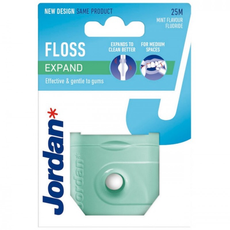 Jordan Expand Floss Οδοντικό Νήμα (25m)