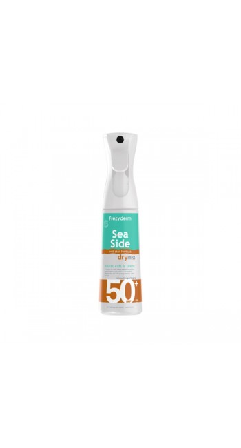 Frezyderm Sea Side Dry Mist SPF50+ Αντηλιακό Spray Σώματος Πολύ Υψηλής Προστασίας, 300ml