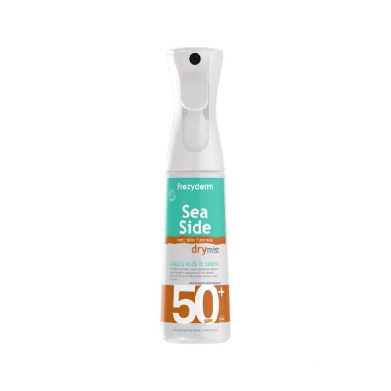 Frezyderm Sea Side Dry Mist SPF50+ Αντηλιακό Spray Σώματος Πολύ Υψηλής Προστασίας, 300ml Frezyderm Sea Side Dry Mist SPF50+ Αντηλιακό Spray Σώματος Πολύ Υψηλής Προστασίας, 300ml