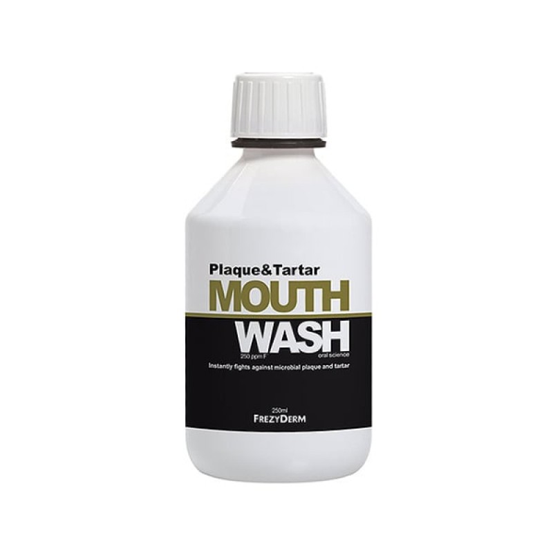 Frezyderm Plaque & Tartar Mouthwash Στοματικό Διάλυμα κατά της Πλάκας, 250ml