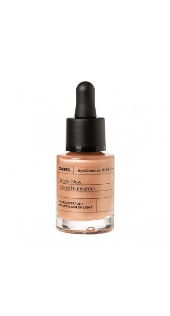 Korres Wild Rose Iconic Glow Liquid Highlighter Άγριο Τριαντάφυλλο Highlighter σε Υγρή Μορφή Limited Edition, 14.5ml