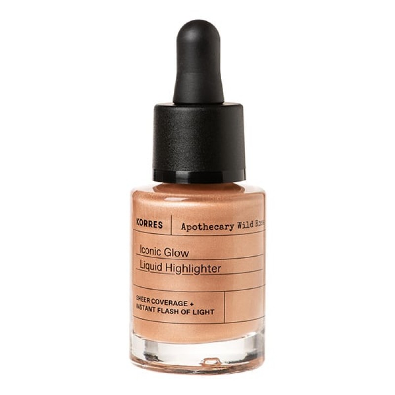 Korres Wild Rose Iconic Glow Liquid Highlighter Άγριο Τριαντάφυλλο Highlighter σε Υγρή Μορφή Limited Edition, 14.5ml Korres Wild Rose Iconic Glow Liquid Highlighter Άγριο Τριαντάφυλλο Highlighter σε Υγρή Μορφή Limited Edition, 14.5ml