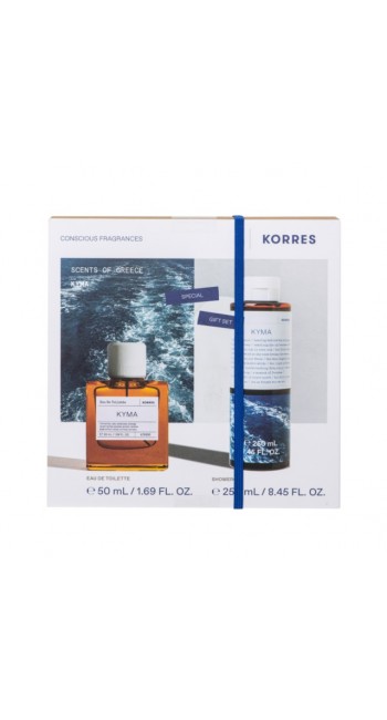 Korres Set Περιποίησης Σώματος KYMA: Αφρόλουτρο (250ml) & Άρωμα Eau de Toilette (50ml)
