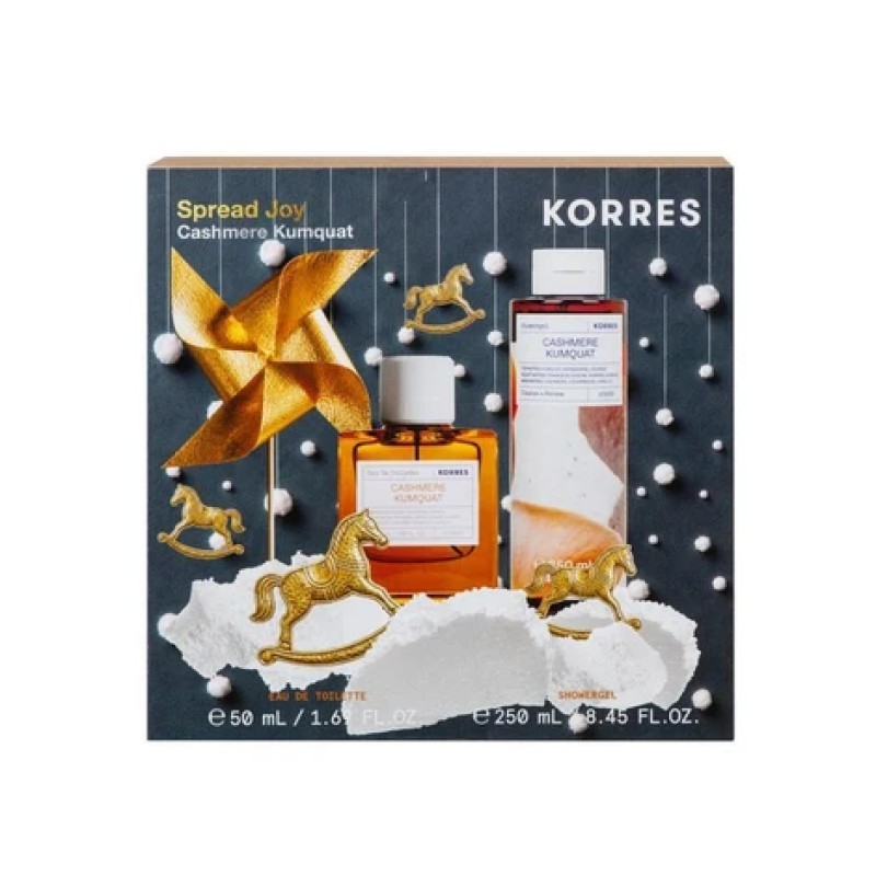 Korres Promo Spread Joy — Cashmere Kumquat (Eau De Toilette 50ml & Shower Gel 250ml)