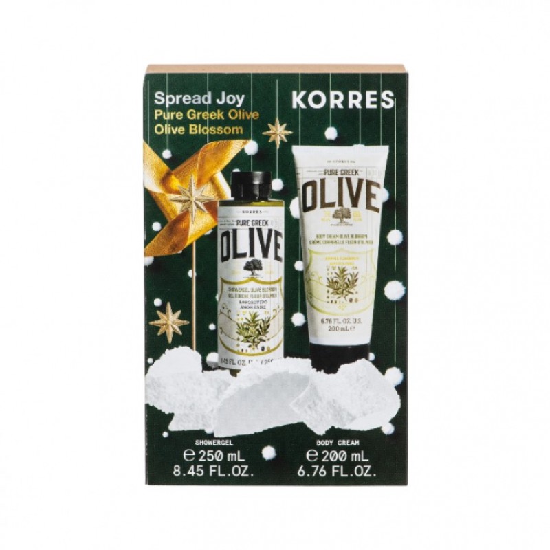 Korres Promo Spread Joy — Pure Greek Olive Blossom (Shower Gel 250ml & Body Milk 200ml)