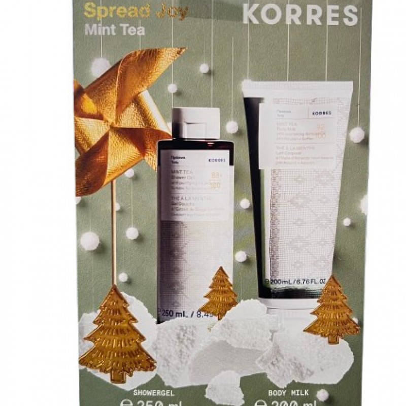 Korres Green Tea / Πράσινο Τσάι — Σετ Περιποίησης Σώματος (Shower Gel 250ml & Body Milk 200ml)