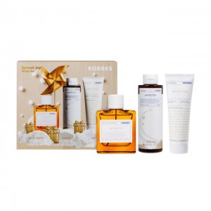 Korres Promo White Tea — Σετ Περιποίησης & Αρώματος (Eau De Toilette 100ml, Shower Gel 250ml & Body Milk 125ml)