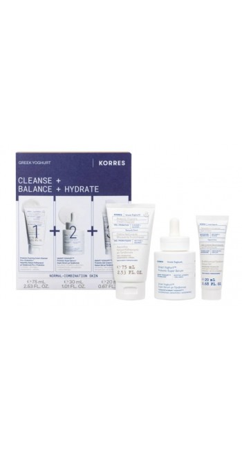 Korres Set Greek Yoghurt Cleanse + Balance + Hydrate