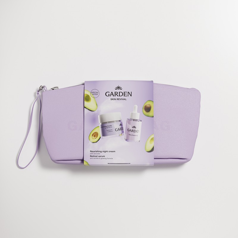 Garden Promo Nourishing Night Care Set (Nourishing Night Cream 50ml + Retinol Serum 30ml + Δώρο Νεσεσέρ)