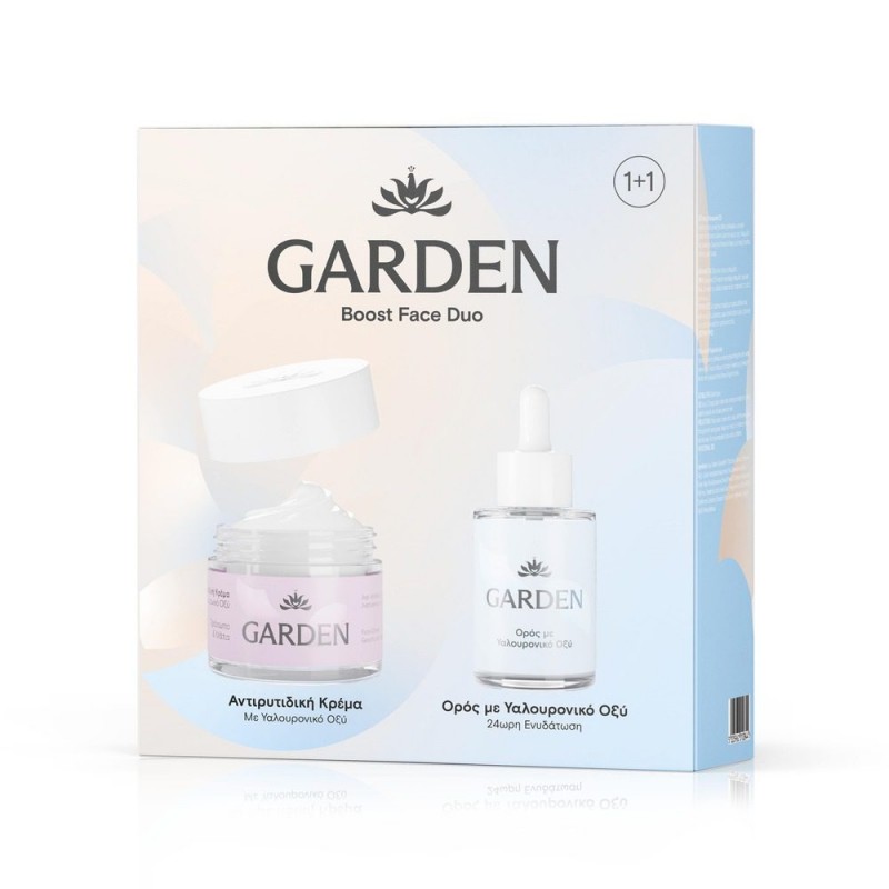 Garden Face Duo Set No 4 (Anti-Wrinkle Cream 50ml & Hyaluronic Acid Serum 30ml)