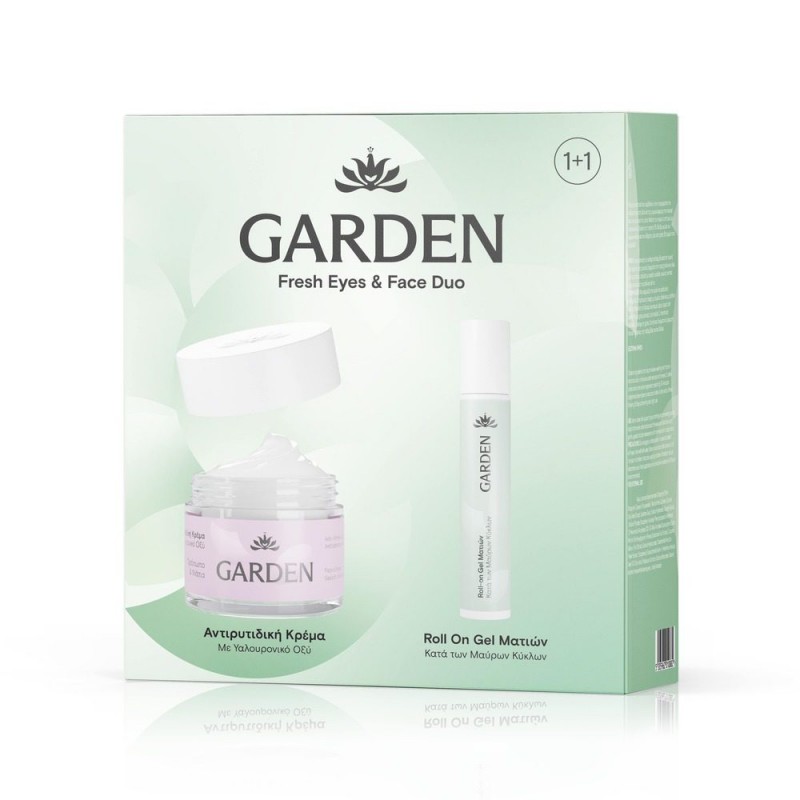 Garden Fresh Eyes & Face Duo (Anti-Wrinkle Cream 50ml & Roll-On Eye Gel 20ml)