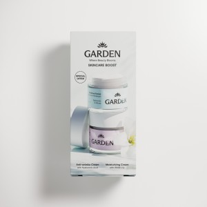 Garden Skincare Boost Care Set (Anti-Wrinkle Cream 50ml + Moisturizing Cream 50ml)