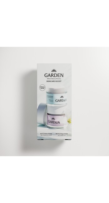 Garden Skincare Boost Care Set (Anti-Wrinkle Cream 50ml + Moisturizing Cream 50ml)