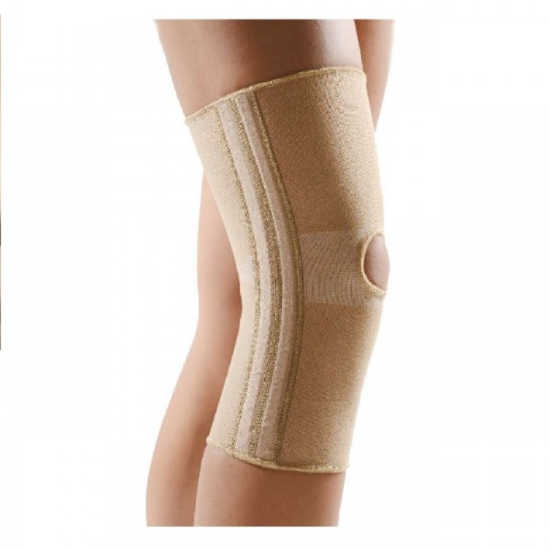 Anatomic Line 00-6504 Ελαστική Επιγονατίδα με 4 Σπειροειδή Ελάσματα & Ενίσχυση - Large (1 τμχ)