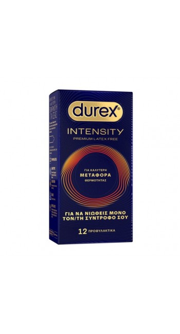 Durex Intensity Regular Εξαιρετικά Λεπτά Προφυλακτικά (12 Τεμάχια)