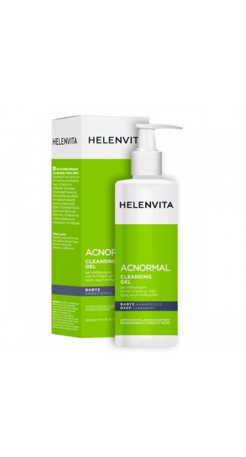 Helenvita ACNormal Τζελ Καθαρισμού για Πρόσωπο, Στέρνο & Πλάτη, 200ml