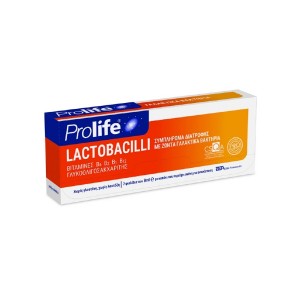 Prolife Lactobacilli Συμπλήρωμα Διατροφής με Προβιοτικά, Πρεβιοτικά & Βιταμίνες Β, 7x8ml
