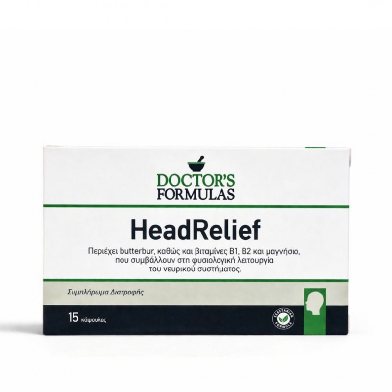 Doctor's Formulas Head Relief (15 Κάψουλες)