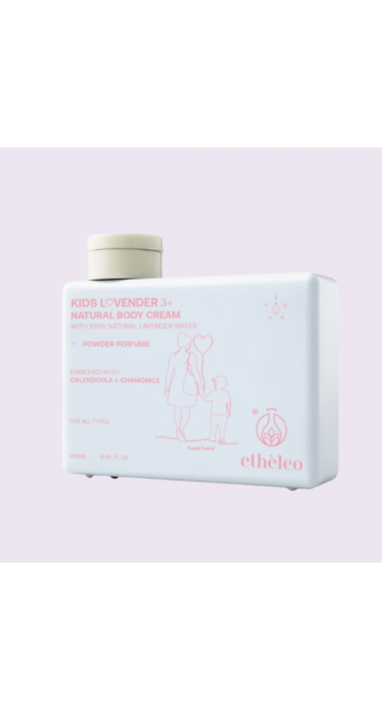 Etheleo Kids Lovender 3+ Natural Body Cream (250ml)