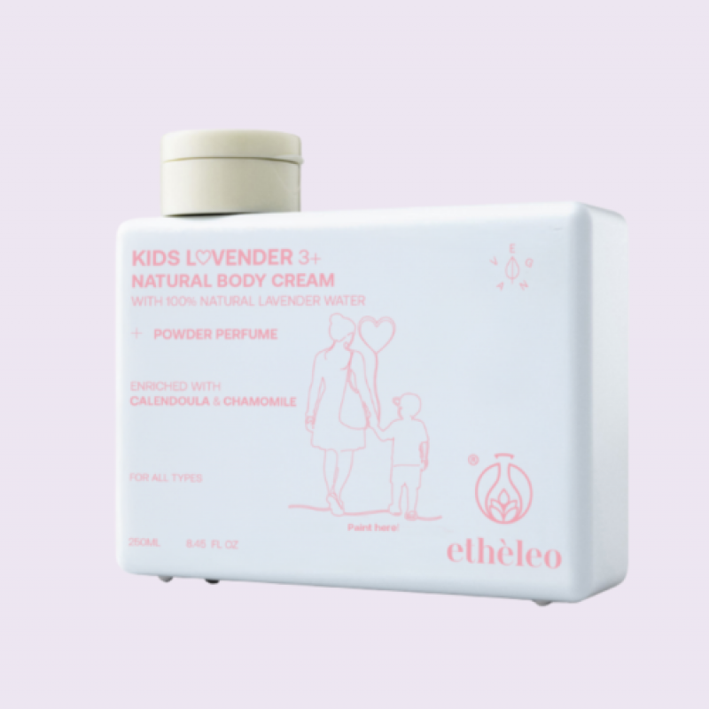 Etheleo Kids Lovender 3+ Natural Body Cream (250ml)