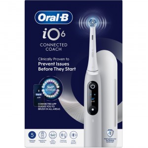 Oral-B iO Series 6 Grey Opal Επαναφορτιζόμενη Ηλεκτρική Οδοντόβουρτσα (1 τεμάχιο)   