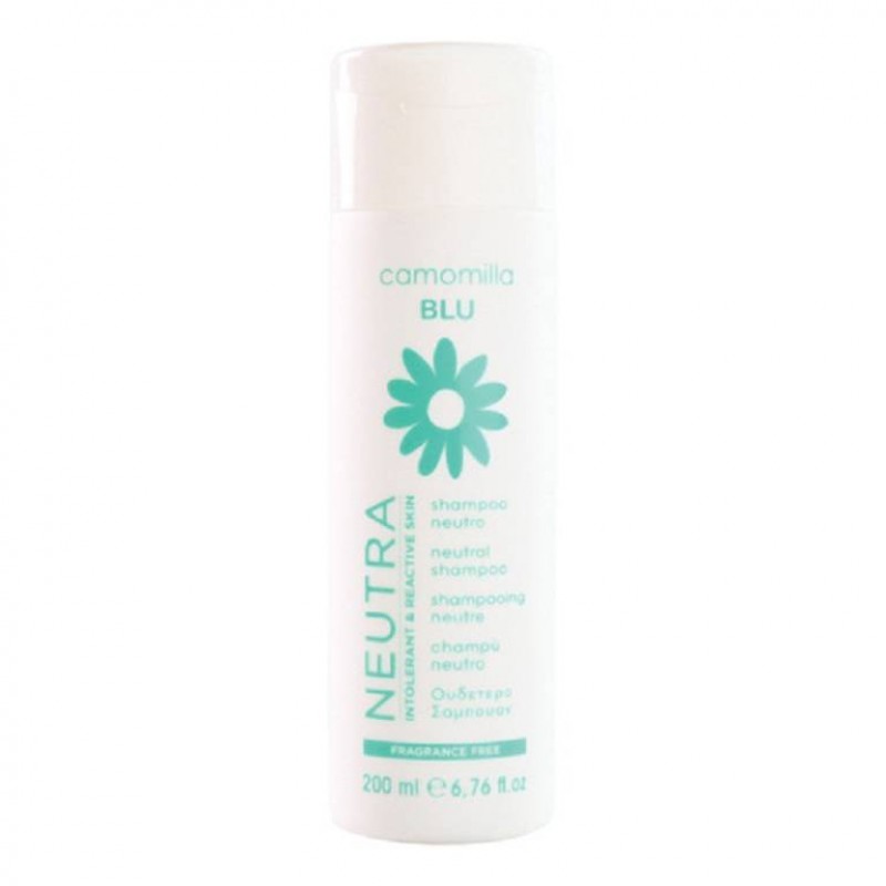 Camomilla Blu Neutra Shampoo (200ml) – Ουδέτερο Καταπραϋντικό Σαμπουάν χωρίς Άρωμα για Ευαίσθητο & Ερεθισμένο Τριχωτό  