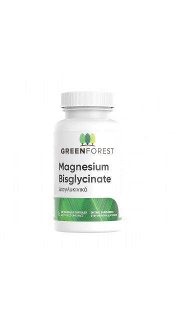 Natural Vitamins Green Forest Magnesium Bisglycinate (60 φυτικές κάψουλες)