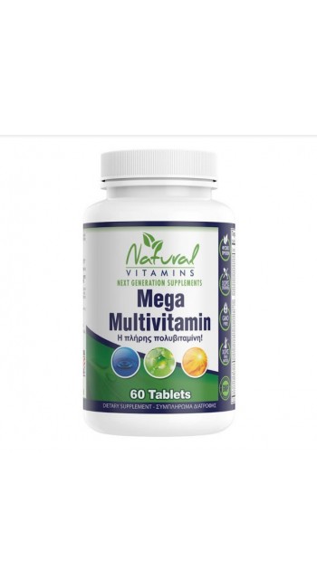 Natural Vitamins Mega Multivitamin (60 δισκία)