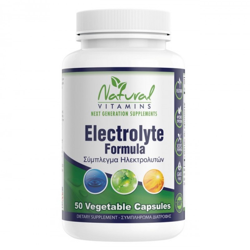 Natural Vitamins Electrolyte Formula (50 φυτικές κάψουλες)