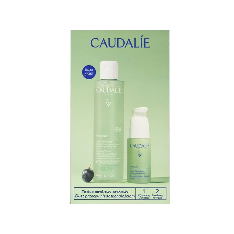 Caudalie Promo Vinopure Blemish Control Salicylic Serum (30ml) & Δώρο Vinopure Purifying Toner (200ml)