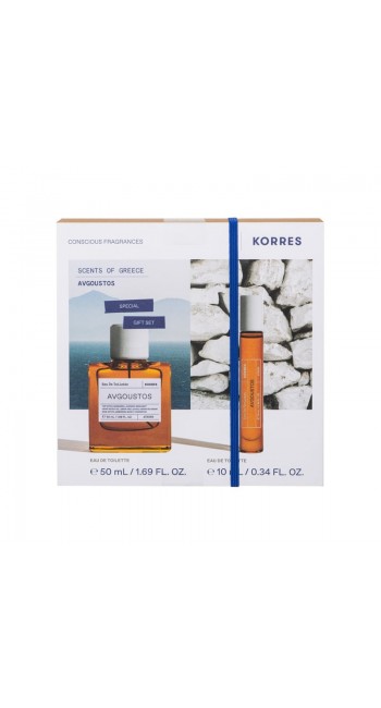 Korres Set Avgoustos Eau De Toilette (50ml & 10ml)