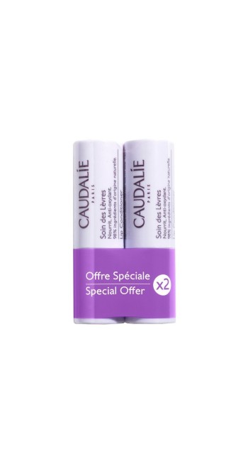 Caudalie Promo Lip Conditioner Ενυδατικό Χειλιών (2x4.5g)