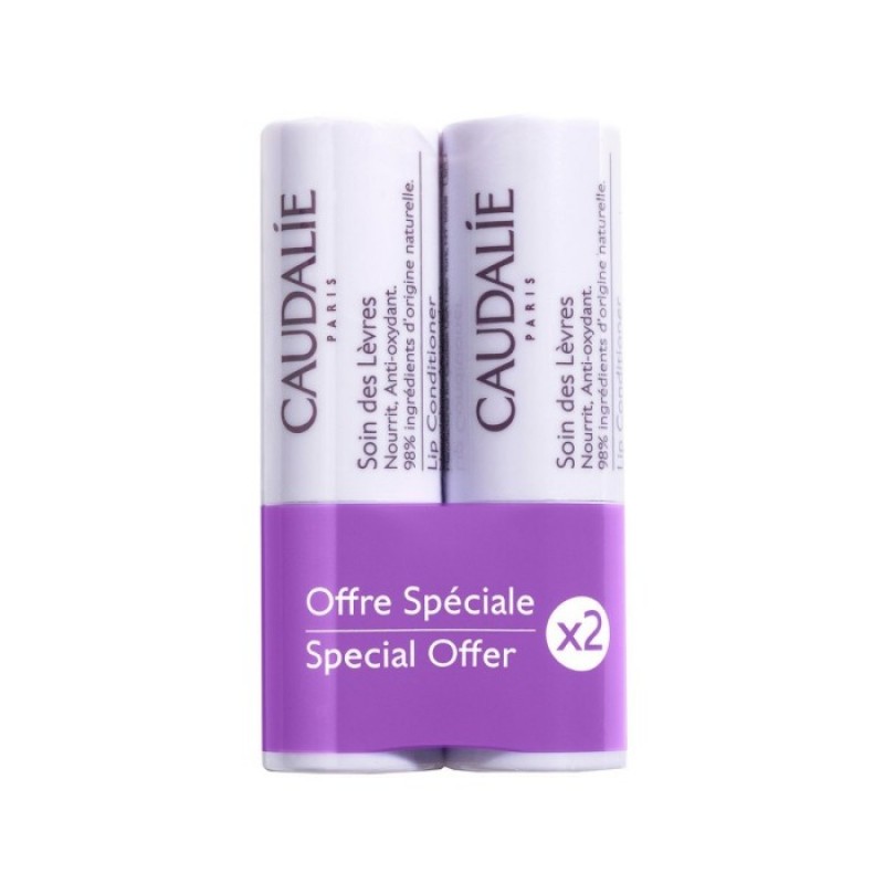 Caudalie Promo Lip Conditioner Ενυδατικό Χειλιών (2x4.5g)