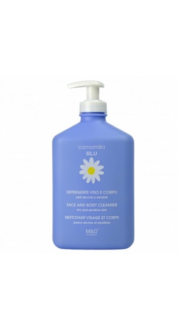 Camomilla Blu Face & Body Cleanser - Απαλό Υγρό Καθαρισμού Προσώπου & Σώματος για Ευαίσθητες Επιδερμίδες (500ml)