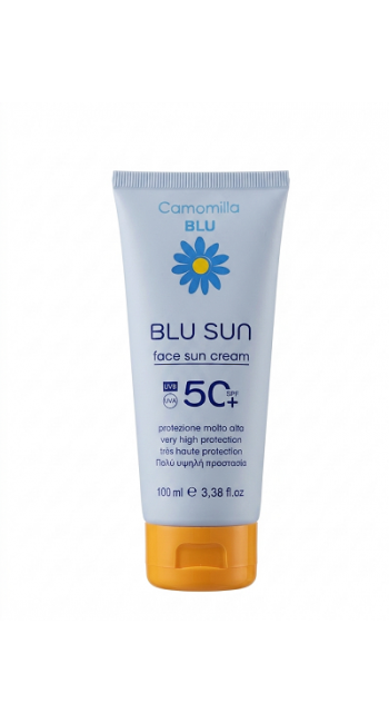 Camomilla Blu Face Sun Cream SPF50+ - Αντηλιακή Κρέμα Προσώπου Υψηλής Προστασίας για Ευαίσθητες Επιδερμίδες (100ml)