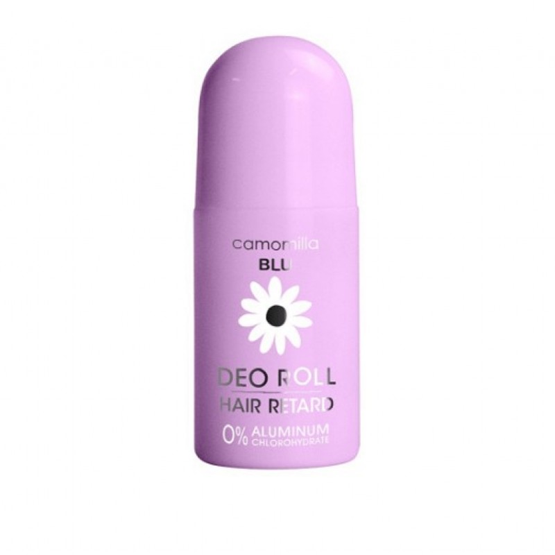 Camomilla Blu Deo Roll Hair Retard 0% Aluminum - Αποσμητικό Roll-On Επιβράδυνσης της Τριχοφυΐας Χωρίς Αλουμίνιο (50ml)
