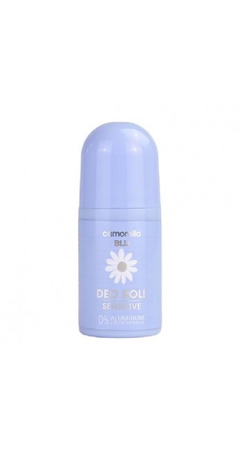 Camomilla Blu Deo Roll Sensitive 0% Aluminum - Απαλό Αποσμητικό Roll-On για Πολύ Ευαίσθητες Επιδερμίδες Χωρίς Αλουμίνιο (50ml)