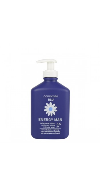 Camomilla Blu Energy Man Intimate Wash pH5.5 - Ανδρικό Υγρό Καθαρισμού Ευαίσθητης Περιοχής για Αναζωογόνηση & Φρεσκάδα (300ml)